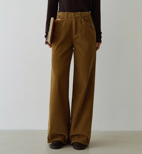 Balance Corduroy Wide-Leg Pants