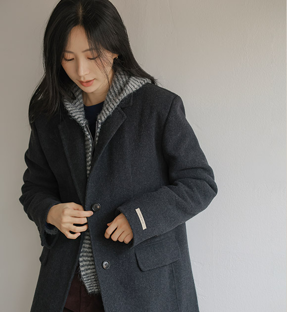[HANDMADE] Essential Relaxed-Fit Wool Jacket