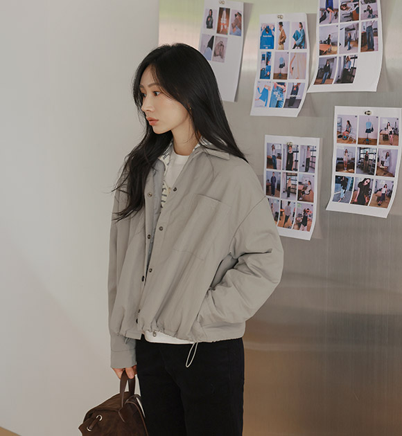 [Lightweight Volume, Maximum Warmth ✨] [JUST BETTER] Prague Drawstring Volume Puffer Jacket