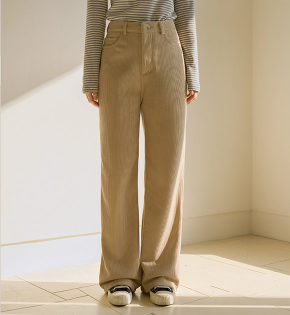 Super Warm Brushed Corduroy Pants (Short/Basic/Long)