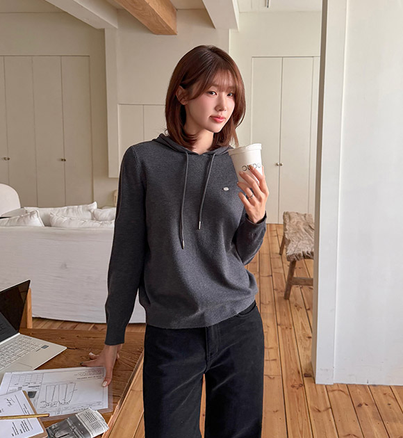 Ove Mini-Detail Hooded Knitwear