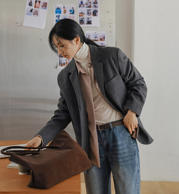 Heritage Herringbone Wool Jacket