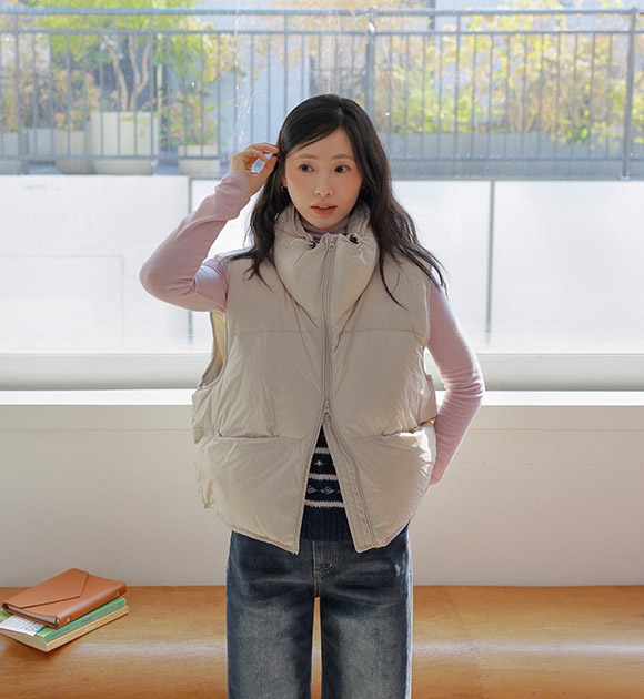 [Just One Exclusive] Lightweight Warm Padded Vest
