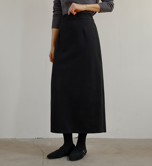 Lia Wool H-Line Skirt
