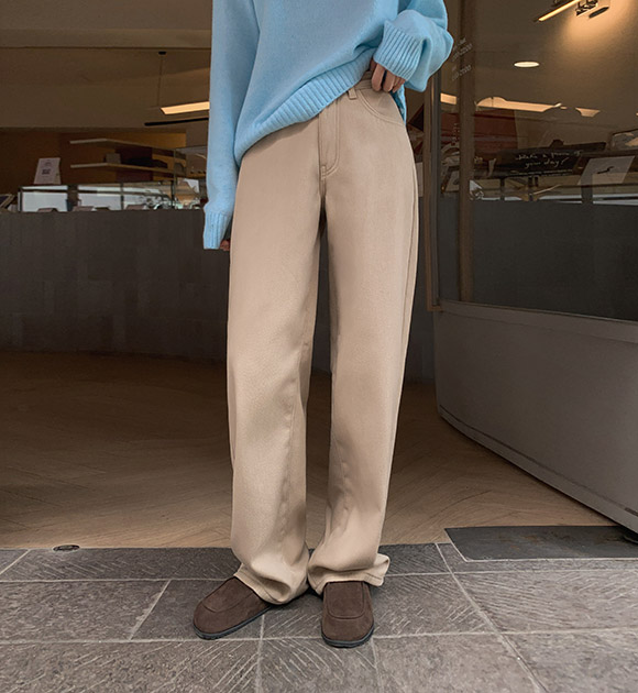 [Back with Fleece Line🔥] Comfortable Waist Fleece-Lined Wide Cotton Pants (Short/Basic/Long)