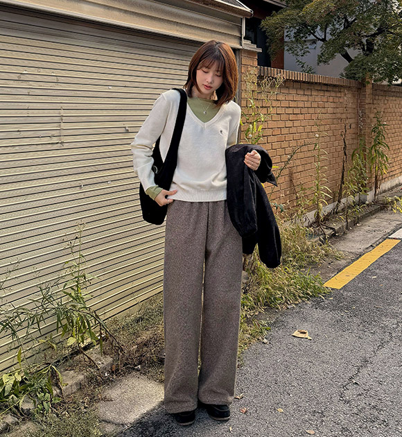 Hairy Boca Wide Jogger Pants